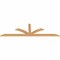 Ekena Millwork Richland Smooth Timber Gable Bracket, Western Red Cedar, 84"W x 24"H x 1 1/2"D x 3 1/2"F, 7/12 Pitch GBW084X24X0204RIC00SWR - alternate 5